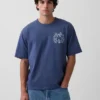 Keith Haring oversized T-shirt met print