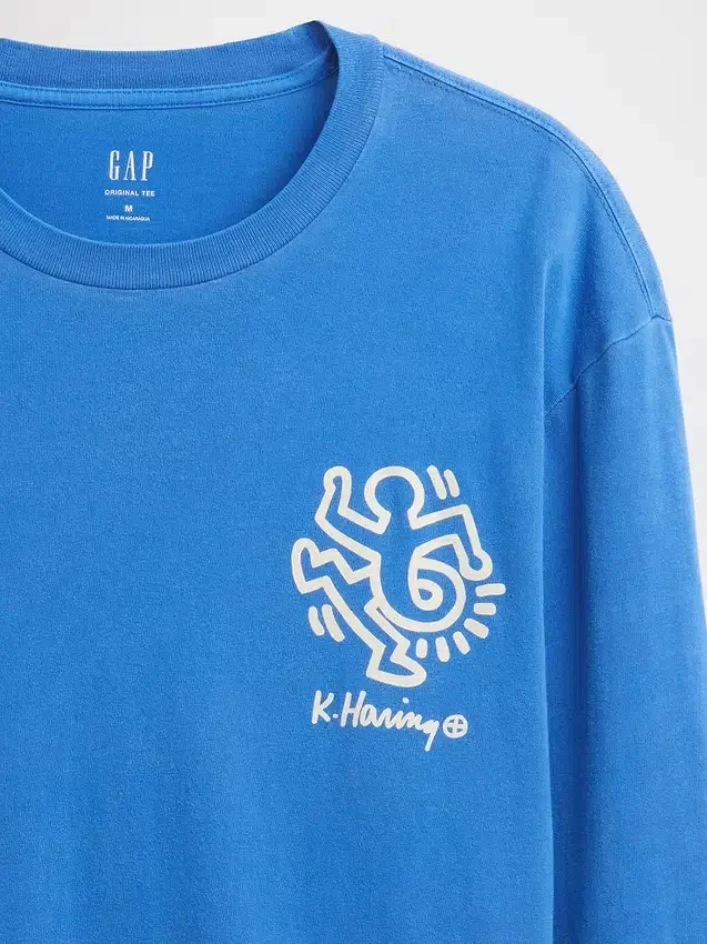 Keith Haring T-shirt met losse pasvorm en print