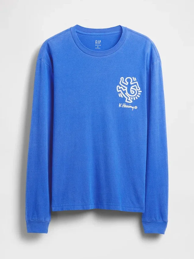 Keith Haring T-shirt met losse pasvorm en print
