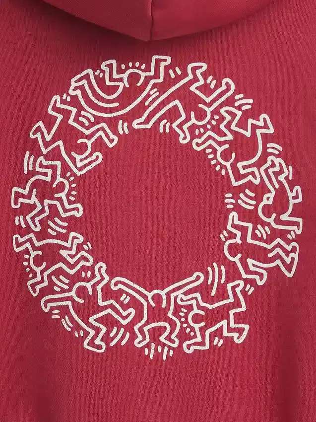 Keith Haring Vintagesoft-hoodie voor peuters