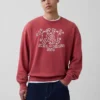 Keith Haring zware sweatshirt met logo