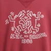 Keith Haring zware sweatshirt met logo