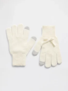 Kids CashSoft-handschoenen met strik