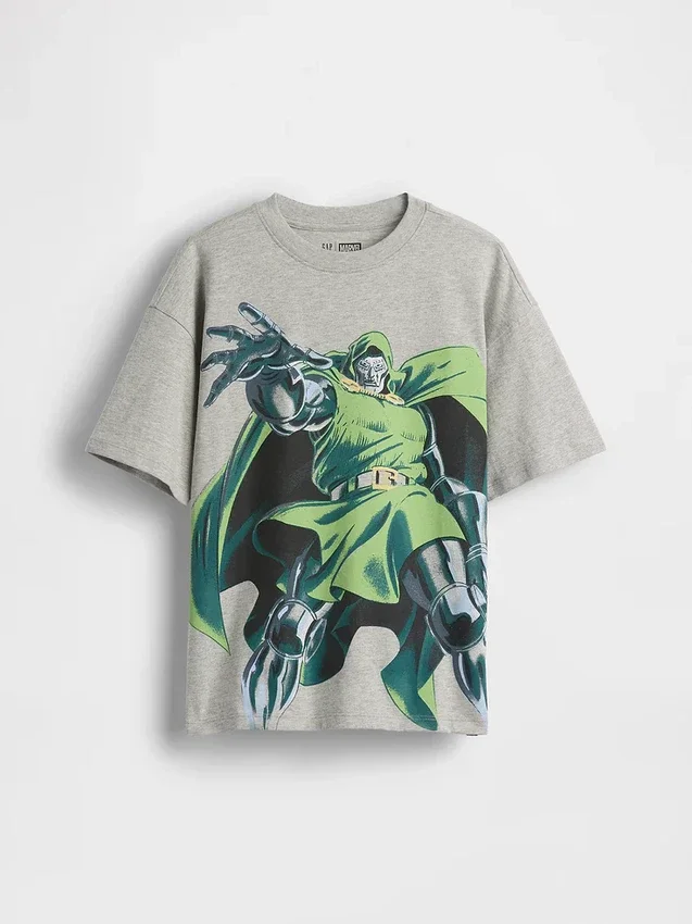 Kids Marvel T-shirt met print in relaxte pasvorm