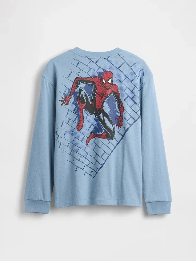 Kids Marvel T-shirt met print in relaxte pasvorm