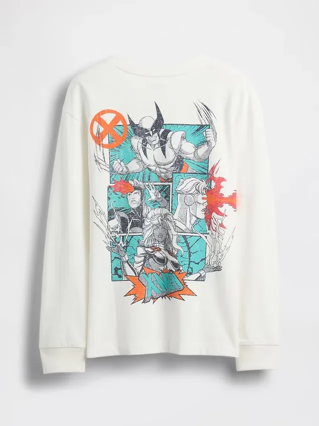 Kids Marvel T-shirt met print in relaxte pasvorm