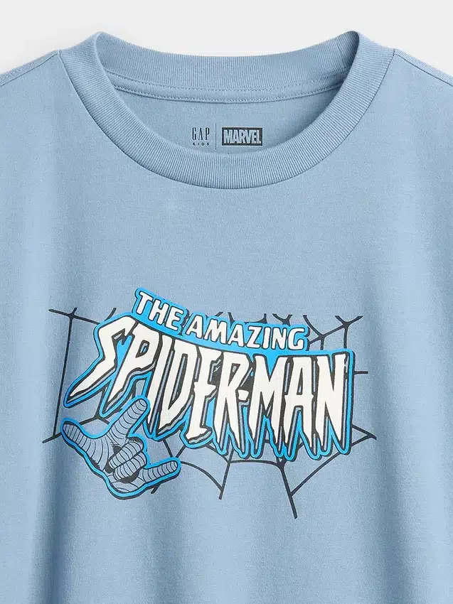 Kids Marvel T-shirt met print in relaxte pasvorm