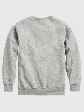 Kinder-fleece-sweatshirt met ronde hals en Peanuts-Snoopy-hockeyprint