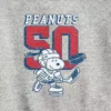 Kinder-fleece-sweatshirt met ronde hals en Peanuts-Snoopy-hockeyprint