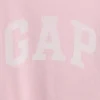 Kinder-sweatshirt met breed halslijn en logo van Vintagesoft-badstof