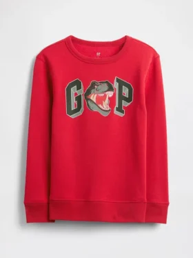Kinder-sweatshirt met grafische logo’s