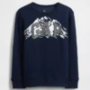 Kinder-sweatshirt met grafische logo’s