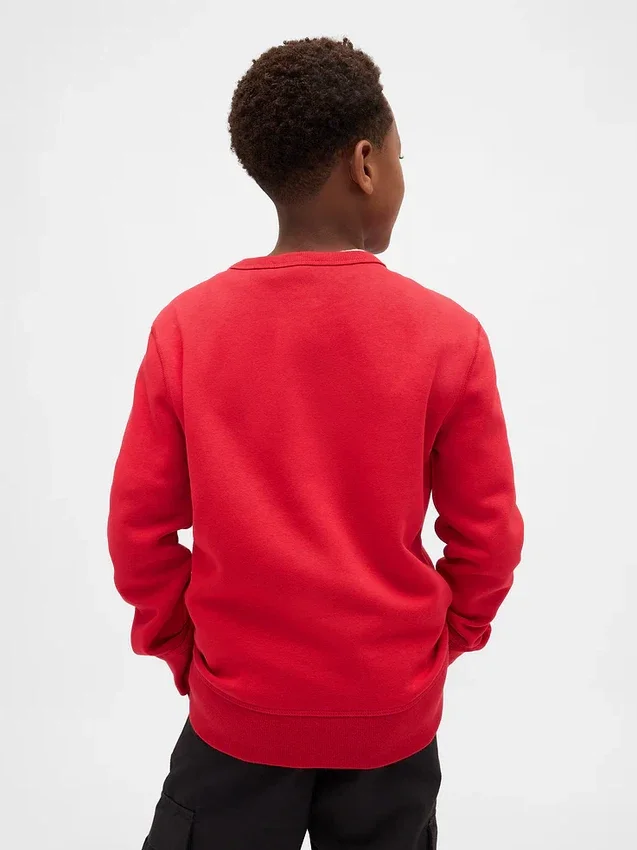 Kinder-sweatshirt met grafische logo’s