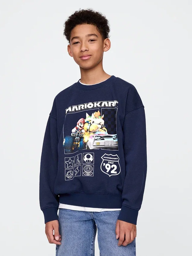 Kinder-sweatshirt met print