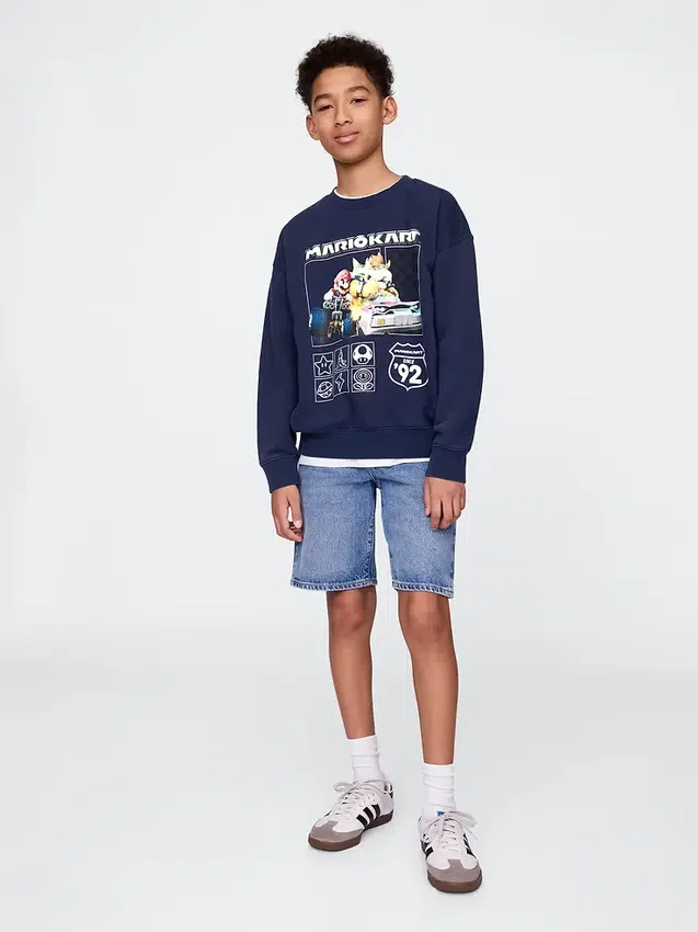 Kinder-sweatshirt met print