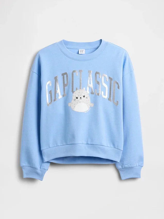 Kinder-sweatshirt met Vintagesoft Squishmallow-logo