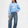 Kinder-sweatshirt met Vintagesoft Squishmallow-logo