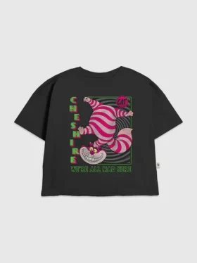 Kinder-T-shirt met Alice in Wonderland-afbeelding