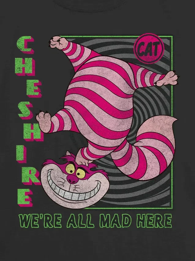 Kinder-T-shirt met Alice in Wonderland-afbeelding