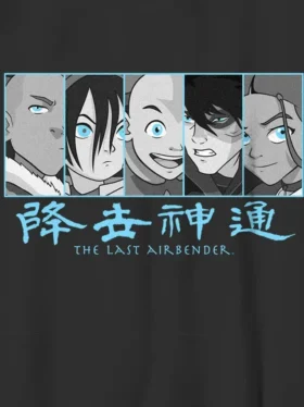Kinder-T-shirt met ‘Avatar: The Last Airbender’-paneelprint
