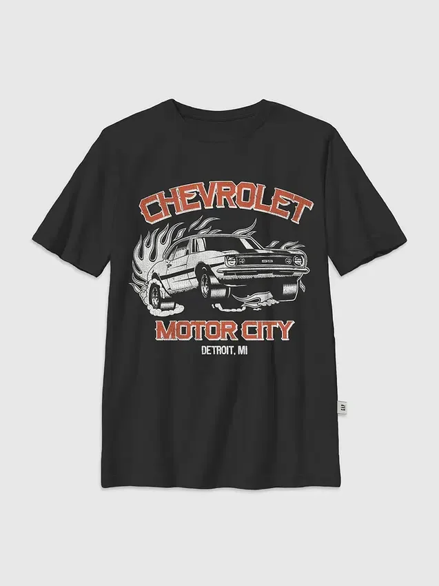 Kinder-T-shirt met Chevrolet-afbeelding