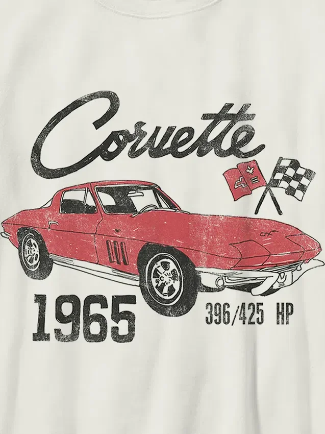 Kinder-T-shirt met Corvette-afbeelding
