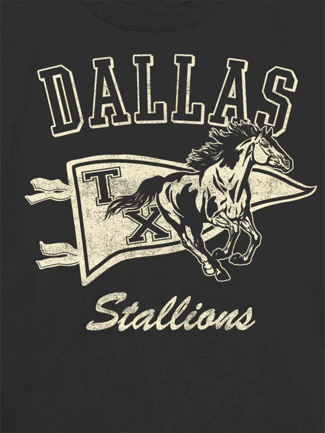 Kinder-T-shirt met Dallas Stallions-afbeelding