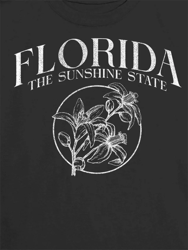 Kinder-T-shirt met 'Florida Sunshine State'-afbeelding