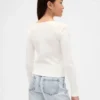Kinder-T-shirt met geribde strik