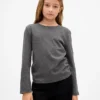 Kinder-T-shirt met gerimpelde zijkanten