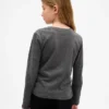 Kinder-T-shirt met gerimpelde zijkanten