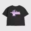 Kinder-T-shirt met Hannah Montana-logo en glamoureuze print