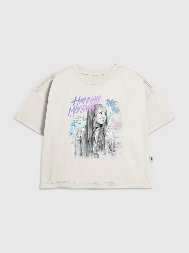 Kinder-T-shirt met Hannah Montana-print ‘Beach Vibes’