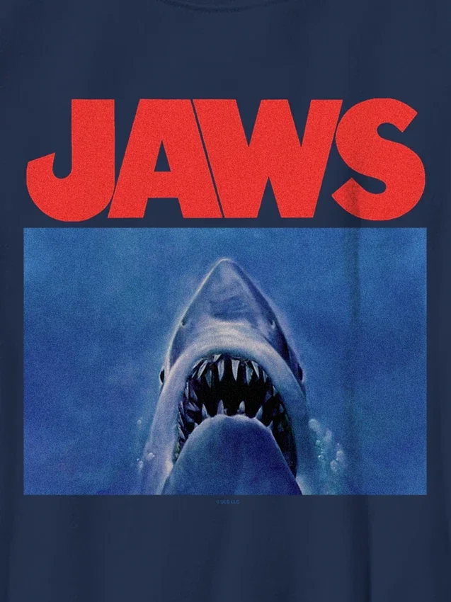 Kinder-T-shirt met Jaws-haai-print
