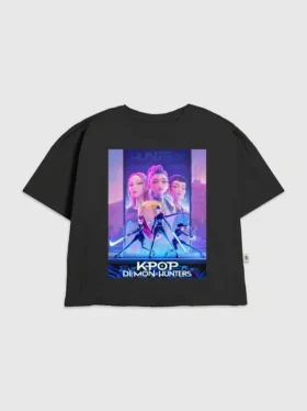 Kinder-T-shirt met K-Pop Demon Hunters-posterafbeelding