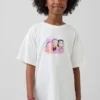 Kinder-T-shirt met K-pop Demon Hunters-print in tuniekmodel