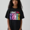 Kinder-T-shirt met K-pop Demon Hunters-print in tuniekmodel