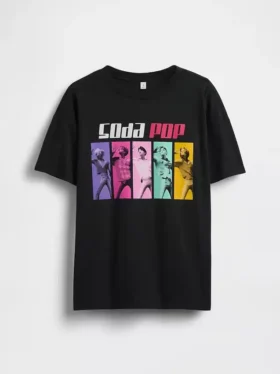 Kinder-T-shirt met K-pop Demon Hunters-print in tuniekmodel