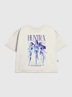 Kinder-T-shirt met ‘K-Pop Demon Hunters This is What It Sounds Like’-opdruk