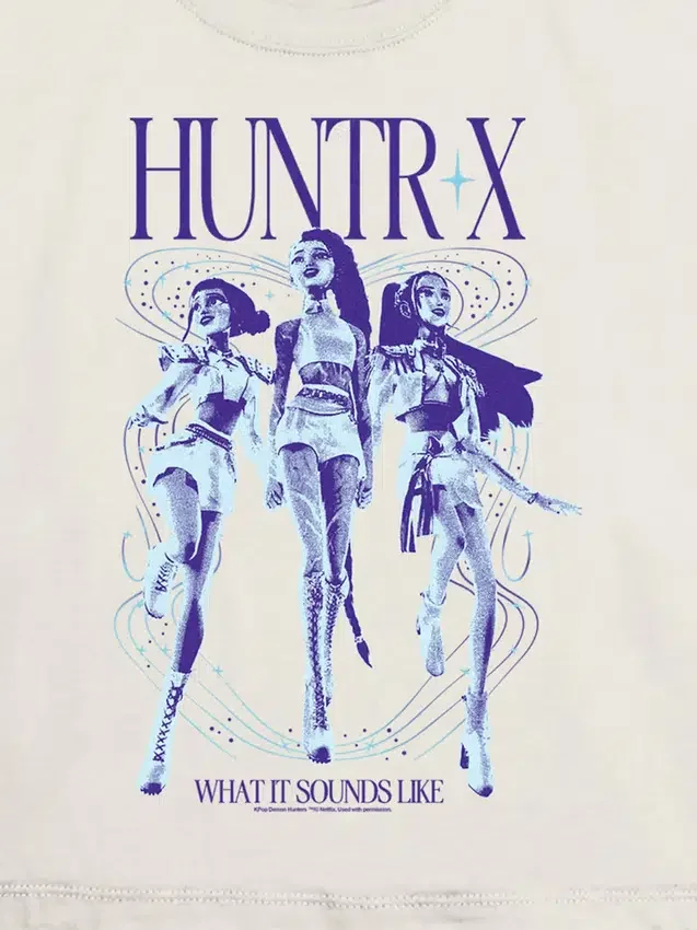 Kinder-T-shirt met ‘K-Pop Demon Hunters This is What It Sounds Like’-opdruk