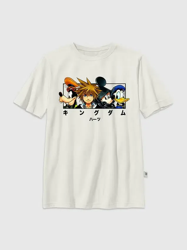 Kinder-T-shirt met 'Kingdom Hearts Box up'-afbeelding