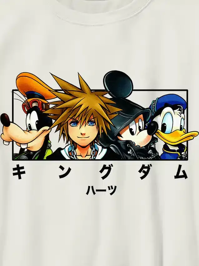 Kinder-T-shirt met 'Kingdom Hearts Box up'-afbeelding