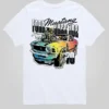 Kinder-T-shirt met korte mouwen en 'Ford 1970 Ford Mustang Rainbow'-print