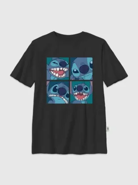 Kinder-T-shirt met Lilo en Stitch-print