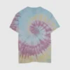 Kinder-T-shirt met Lilo en Stitch-print in tie-dye-stijl