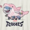 Kinder-T-shirt met Marvel Rivals Lovey Jeff-afbeelding