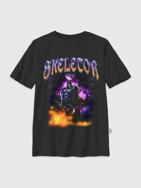 Kinder-T-shirt met 'Masters of the Universe Skeletor Night'-afbeelding
