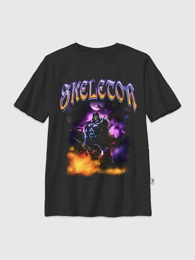 Kinder-T-shirt met 'Masters of the Universe Skeletor Night'-afbeelding