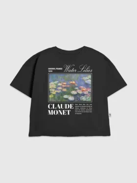 Kinder-T-shirt met ‘Monet Waterlelies’-print
