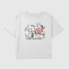 Kinder-T-shirt met MTV-kattenprint, boxy crop-model